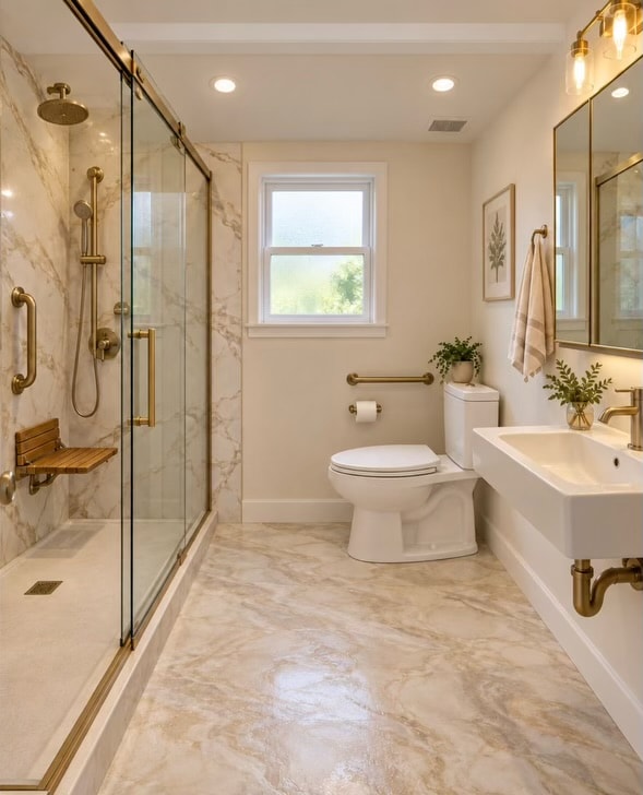 Big Sky 400 luxury bathroom