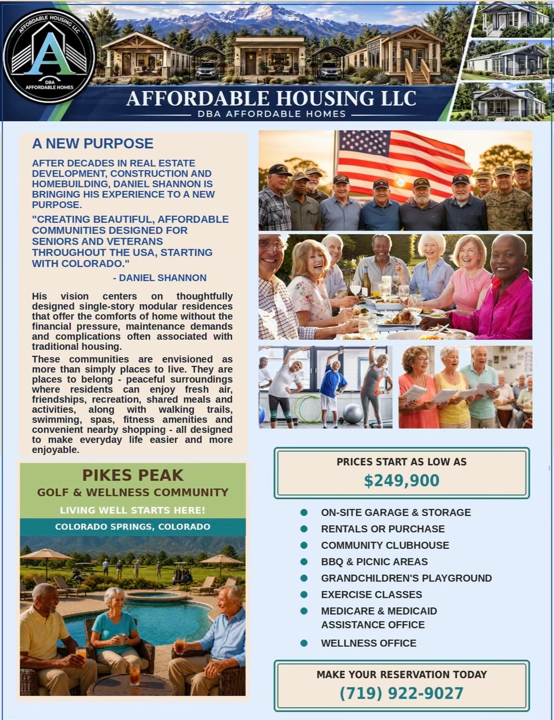 Pikes Peak Golf & Wellness Community brochure